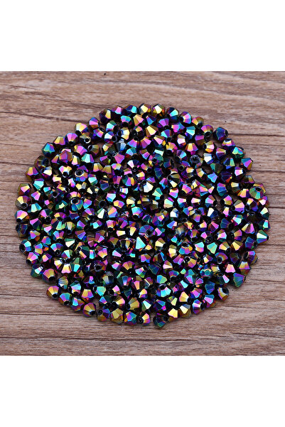 Choice13 4 مم 073 300 قطعة من خرز الكريستال السائب الرائع 4 مم ثنائي المخروط ...