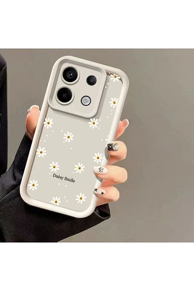 Choice Redmi Note 10 (10S) White Daisy Flowers Matte Phone Case for Xiaomi Redmi Note 13 12 Pro Plus 4G 5G