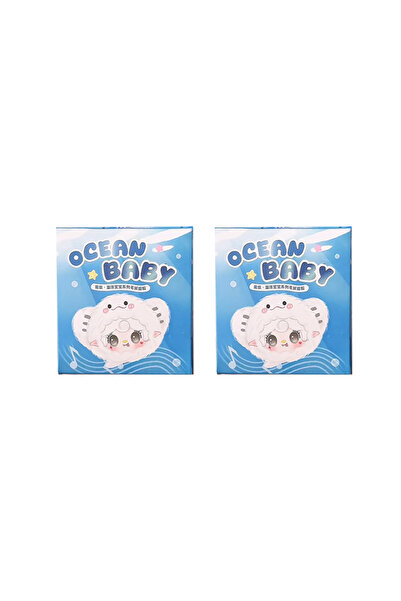 Choice 2pcs random Yooki V6 Ocean Baby Series Blind Box Plush Doll Bag Pendant Keychain desktop decor guess