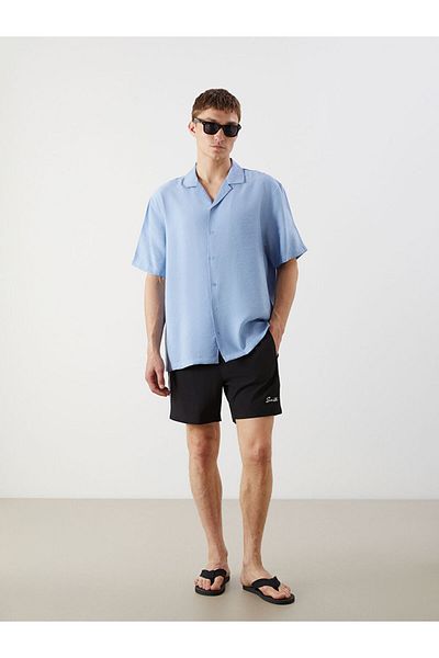 LC Waikiki Νέα σεζόν Kisa Boy Printed Ανδρικό Marine Sortu - S5ER56Z8
