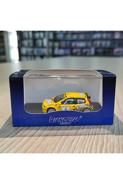 Choice Yellow 1:87 Simulated Model Car ERG Punto Rally (2003) Racing Limited Edition Alloy Die-casting Clas