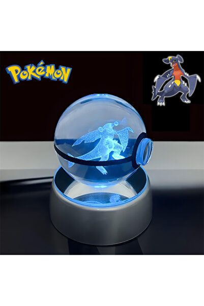 Choice5 Garchomp Pokemon 3D Crystal POKE BALL Figure Toys Snivy Dragonair Blastoise Venusaur Milotic Raichu