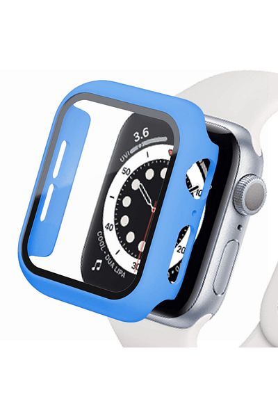 Choice Series 7-8-9 45mm Wave Blue 11 Tempered Glass+cover For Apple Watch Accessories 45mm 41mm 44mm 40mm