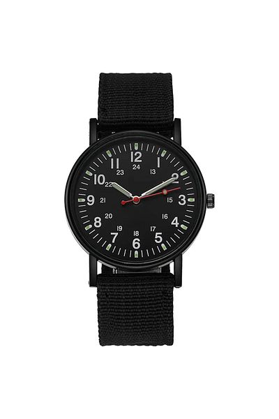 Choice Black Luminous Men Sport Military Watch Shock Resistant Wristwatches Simple Nylon Band Male Army Wri