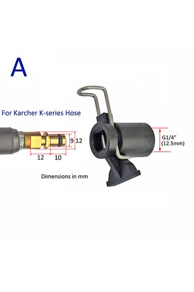 Choice For Karcher K Pressure Washer Hose Connector Converter for Karcher Bosche AR Black Decker Patriot Da
