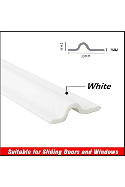 Choice17 شريط مانع للتسرب أبيض اللون بطول 20 مترًا، مناسب للأبواب والنوافذ ال...