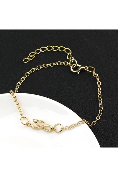 Choice B213 Kpop Idol Jungkook Logo Necklace BraceletTrend Personalized Men's and Women's Jewelry Fans Coup