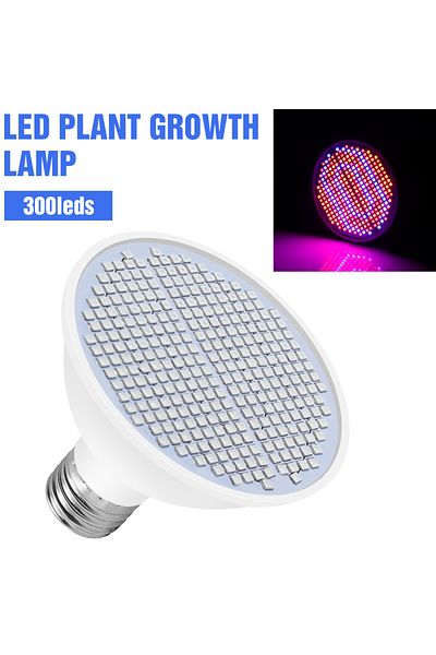 Choice E27 300leds LED E27 Grow Light Full Spectrum Phytolamp Indoor Flower Seeds Hydroponics Plant Lamp Bu