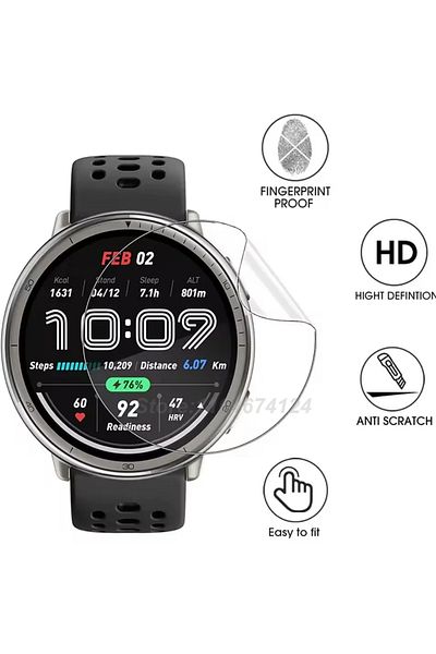 Choice For Amazfit Active 2 2pcs 1-3PCS Soft Hydrogel Film For Amazfit Active 2 Screen Protector TPU Protec