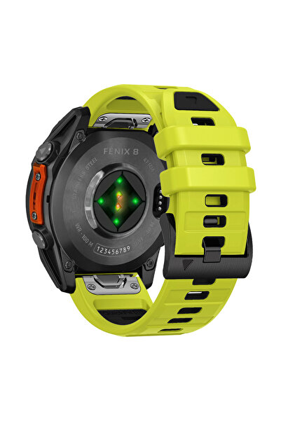 Choice18 QuickFit 26mm Green Black QuickFit 22mm 26mm Fenix8 Watch Band For Garmin Fenix E 8 47mm 51mm 7 7X 6