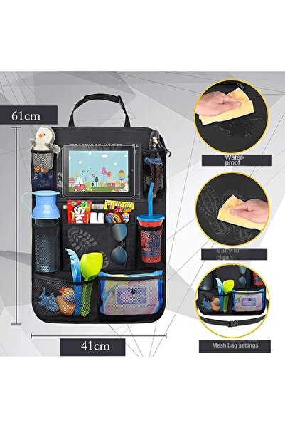 Choice منظم مقعد السيارة G776 متعدد الوظائف من قماش أكسفورد، حقيبة تخزين متعد...