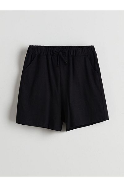 LC Waikiki New Season Girls' Shorts with Elastic Waist - S5By42Z4
