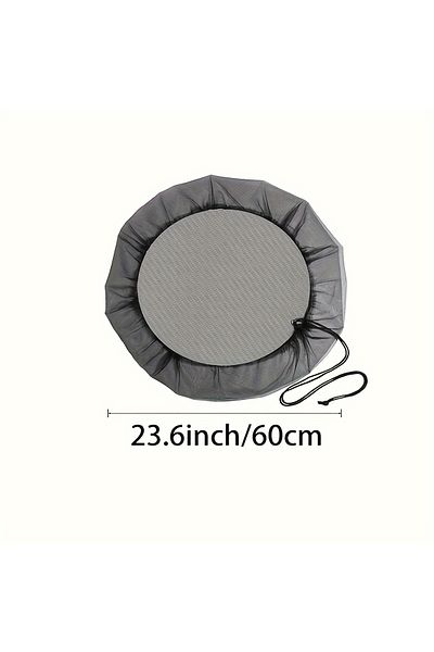 Choice GRAY Rain Barrels Screen Water Bucket Covers,Rainwater Collector Tank Net Cover,Rain Water Collectio