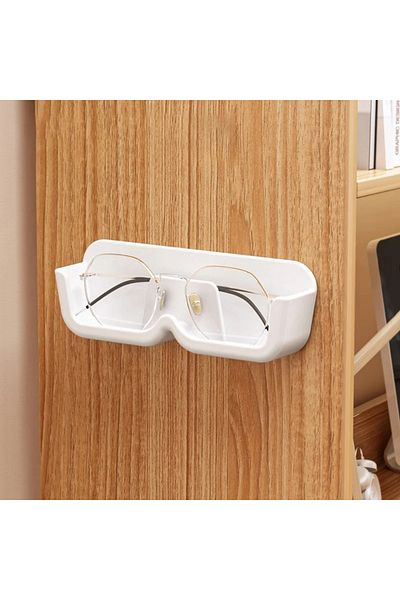 Choice White Glasses Display Cabinet Sunglasses Storage Box Wall Mounted Perforated Free Sunglasses Storage