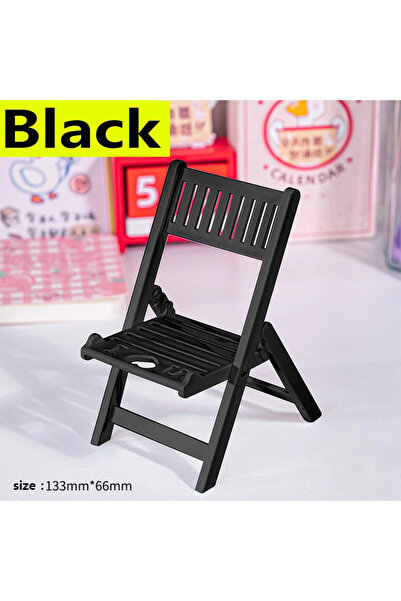 Vikefon حامل هاتف ماكرون قابل للطي 520 أسود، حامل كمبيوتر لوحي لسطح المكتب، ح...