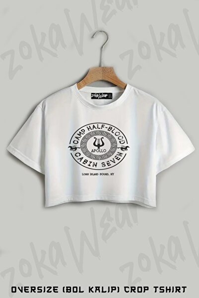 ZOKAWEAR Tricou oversize cu imprimeu Percy Jackson, Camp