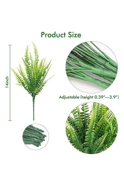 Choice 10pcs A 10pcs Artificial Plants Boston Ferns Fake Plants Greenery Artificial Plant Outdoor Indoor Ho