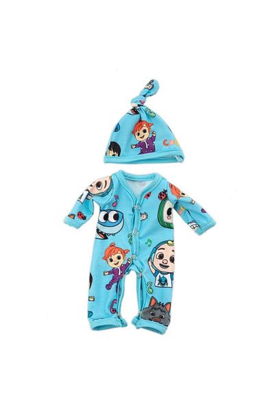 Choice Q10-023 New Doll Jump Suits For 10 - 11 - 12 Inch Baby Doll 25 28 30cm Reborn Baby Doll Clothes
