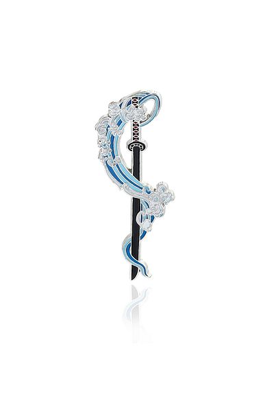 Choice X00276-02 Anime Demon Slayer Enamel Pins Brooch Kimetsu no Yaiba Sword Weapon Badge Fans Cosplay Sou