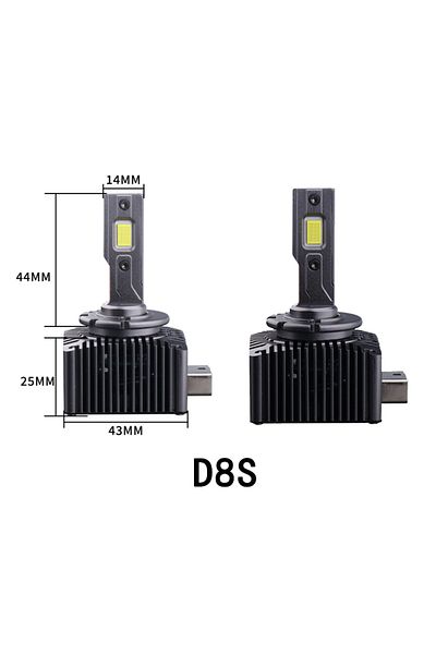 Choice D8S D SERIES D1S LED Car Headlights HID Bulbs D2S D3S D4S D5S D8S Turbo Lights 30000LM 6000K Auto La