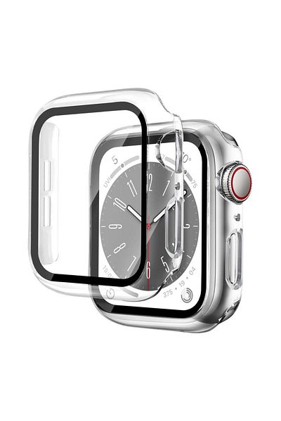 Choice 42mm series 321 Transparent Glass+Cover For Apple Watch case 46mm 44mm 40mm 45mm 41mm 42mm 38mm Scre