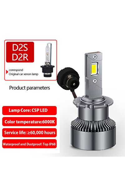 Choice3 لمبات D2S-قطعتان-سلسلة D لمبات المصابيح الأمامية LED D1S D3S 12 فولت ...