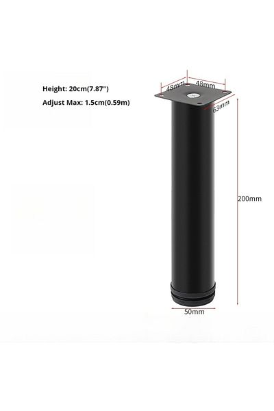 Choice 20cm 4pcs 5-30cm Stainless Steel Furniture Legs Metal Adjustable Legs，for Cabinet Table Legs Sofa Fe