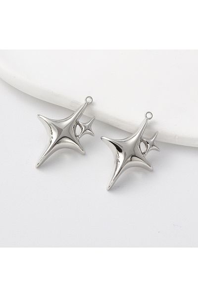Choice B2329 10pcs Fashion Polaris Enamel Charms Beautiful Romantic Star Pendants For Making Handmade DIY J