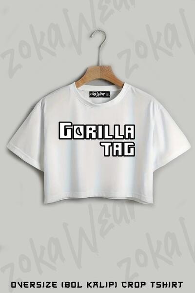 ZOKAWEAR Tricou oversize cu imprimeu Gorilla Tag