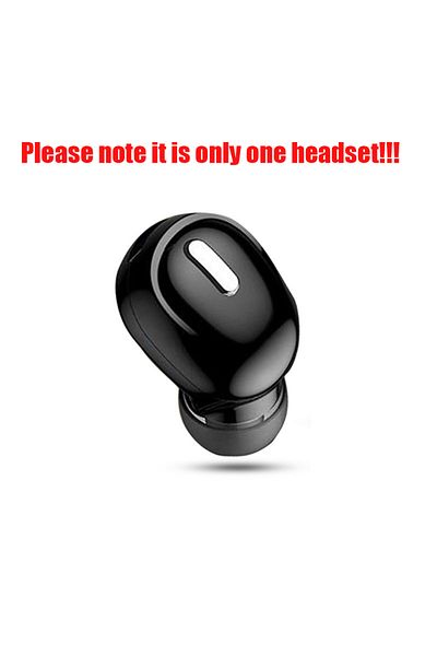 Choice Black Bluetooth-compatible 5.0 Wireless Earbud Single Mini Invisible Headphones Stereo Sound Headset