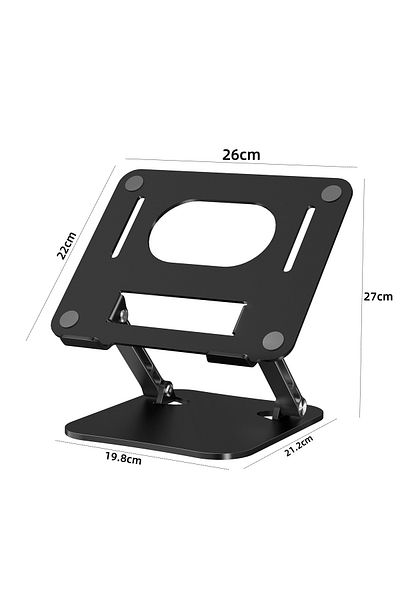 Vikefon A Phone Tablet Stand Adjustable Aluminum Alloy Laptop Tablet up to 17 "Laptop Portable Folding Cool.