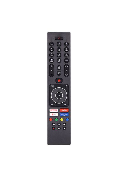 Choice black Universal Remote Control RC43137P for Bush Digihome Finlux Electriq Smart TV with Netflix/You