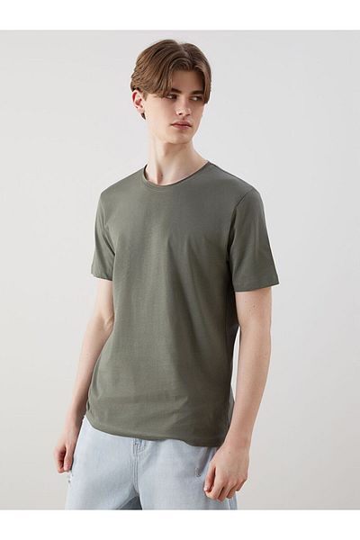 LC Waikiki Νέα σεζόν Crew Neck Duz Ανδρικό Tisort - S5HK66Z8