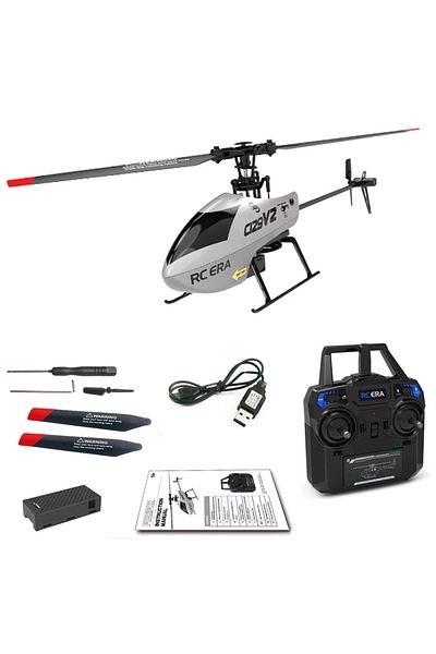 Choice C129V2 1 Battery RC ERA C129 V2 One Click 3D Flip RC Helicopter 4ch Stable Flight Remote Control Dro