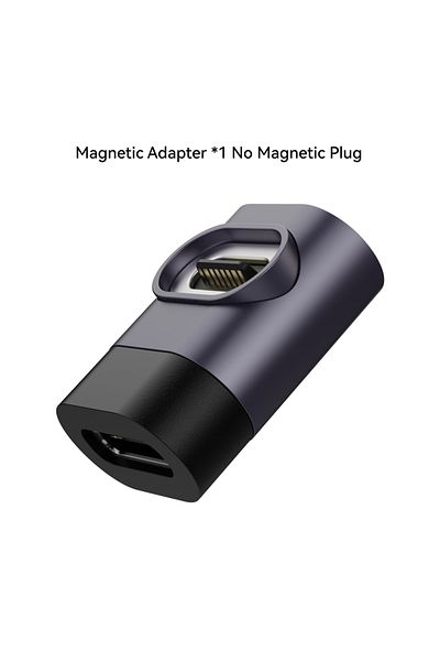 Choice T Adapter Only 240W Magnetic Right Angle USB C Male to USB C Female Adapter 90 Degree PD3.0 Fast Cha