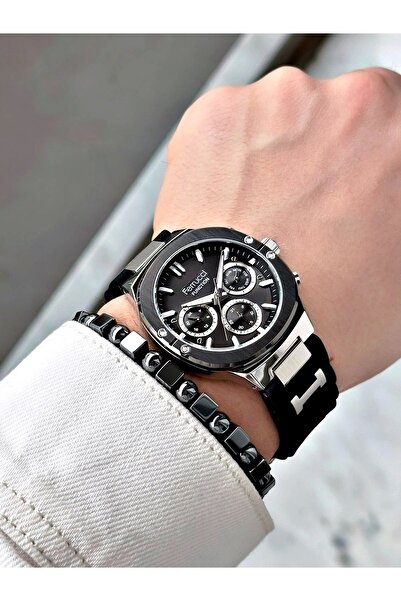 Ferrucci Function FCF 0225 03543S.01 Silikon Kordon Erkek Kol Saati