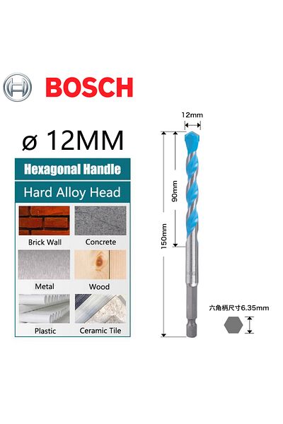Choice 2608900583 BOSCH EXPERT Multi Functional Bit Hexagonal Shank For Metal/Wood/Plastic/Ceramic Tile Dri