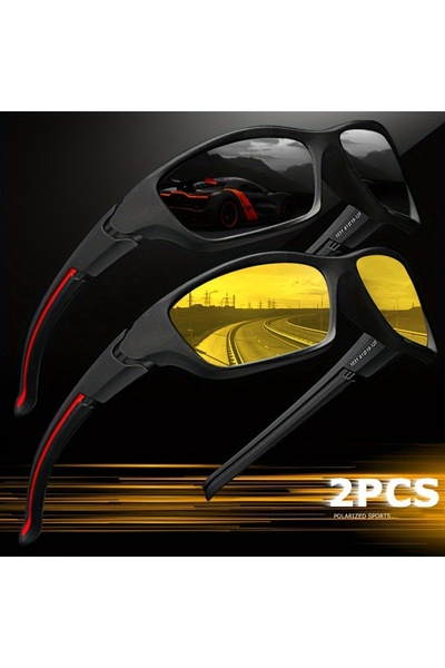 Choice 2PCS-3 2/3PCS New Polarized Sunglasses for Men Outdoor Fashion Sports ...