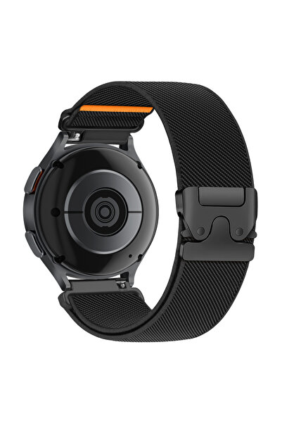 Choice أحزمة سوداء مقاس 20 مم، نصف قطعة، أحزمة مظلات مقاس 20 مم و22 مم لساعات...