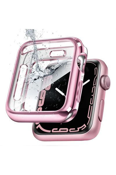 Choice 40mm series 654 Se Pink gold TPU Cover for apple watch case series 9 8 7 6 5 4 3 SE 41mm 45mm 42-44m
