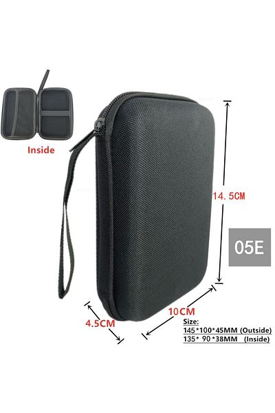 Choice 05E Earphone Data Storage Bag Cable Organizer Multimeter Electronic Box Bags Zipper Pouch Tech Gadg