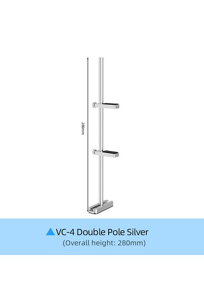 Choice حامل بطاقة الرسومات VC-4-D-SR من Teucer VC-4/VC-5 المصنوع من سبائك الألومنيوم القابل للتعديل وحامل بطاقة الفيديو GPU