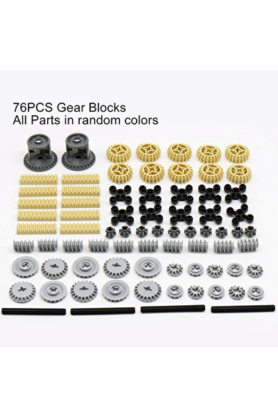 Choice1 مجموعة تروس مارومين 76 قطعة، 120 قطعة من مكعبات بناء تقنية M، رف تروس...