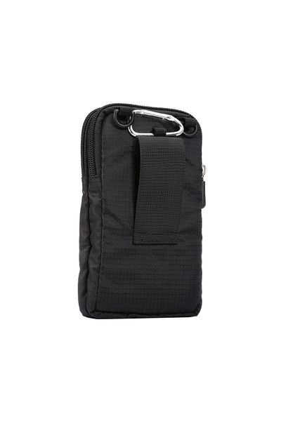 Choice Black HAISSKY Hook Loop Belt Holster Phone Pouch For iPhone 16 15 14 13 12 Pro Max 15 Plus Crossbody