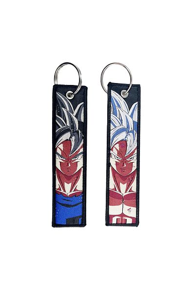Miniso KDB-09 New Motorcycles Cars Backpack Cartoon Letter Nametag Key Chains Woven Embroidered Keychain Ba