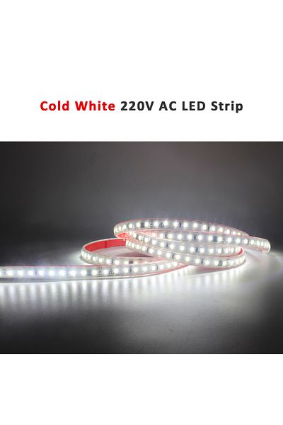 Choice 20M Cold White 220V 230V SMD 2835 LED Strip Light Waterproof 120LEDs/m 1M 2M 3M 4M 5M 10M 15M 20M Wa