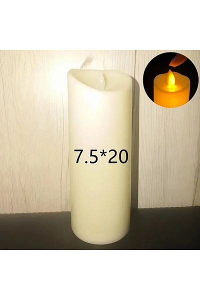 Choice 7.5cm-20cm LED Electric Candle Lamp Swing Flameless Candles Battery Powered Candles for Birthday Par