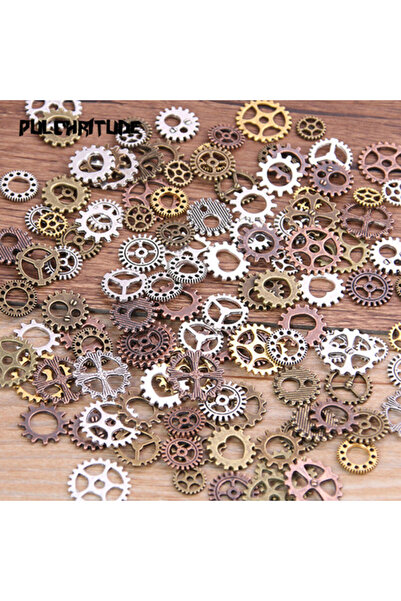 Choice1 MIX 60PCS 10 Color Small Size 8-15mm Mix Alloy Mechanical Steampunk Cogs & Gears Diy Accessories New