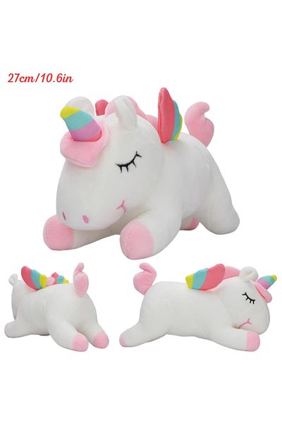 Choice White Unicorn Soft Plush Toys Cute Anime Stuffed Animal Lovely Unicorn Kawaii Sleeping Pillow Peluch