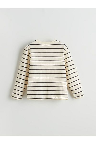 LC Waikiki New Season Crew Neck Striped Boys T-Shirt - S5Mu94Z1